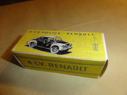 Boite Vide Réédition CIJ 3/49 Renault 4CV Police - CIJ