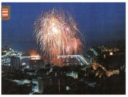 (VV 4) Posted In 1982 - Firework Over Monaco - Feux D'Artifice Au Dessus Du Port De Monaco - Haven