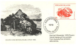 (VV 5) Pitcairn Island (1979) Card - Adamstown Postmark - Pitcairn Islands