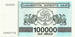 Georgia - 100 000 ( Laris ) - 1994 - Pick: 48A - Unc. - 100000 - Géorgie