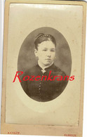 Oude Foto CDV Karton Portrait Carte De Visite Photographe A. Colin Elbeuf Normandie France Fille Girl Costume Photo - Unclassified