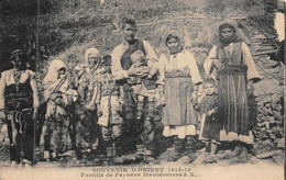 ¤¤   -   MACEDOINE   -   Campagne D'Orient 1914-1918  -  Famille De Paysans Macédoniens   -  ¤¤ - North Macedonia