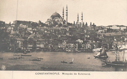 ¤¤   -   TURQUIE   -  CONSTANTINOPLE   -  Carte-Photo  -  Mosquée Suleymaniée       -   ¤¤ - Turkey