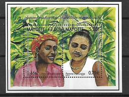 Mayotte 2000  Cat  Yt  BLOC N° 3  N** MNH - Blocs-feuillets