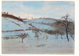 Gustav Kampmann Wintermorgen Bei Grotzingen (Carte Vierge) - Paintings