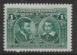 CANADA 1908 1c SG 189 MOUNTED MINT Cat £30 - Nuovi