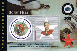 [C0370] Canadá 2001, Tarjeta Emisión Especial Estrellas NHL (N) - Collezioni