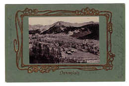 DG2194 - DAVOS PLATZ - TOTAL ANSICHT - PANORAMA VIEW - RELIEFF POSTKARTE - Davos