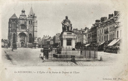 Le Neubourg - Place De L’église - Statue Dupont De L’eure - Le Neubourg