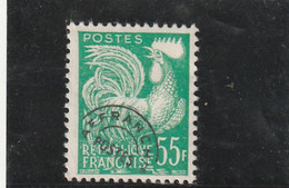 ///   FRANCE   Préoblitéré 55 Fr Vert Jaune ** Côte 20€ N° 118 - 1953-1960