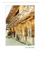 Delcampe - Cpm - EN BRESSE - Ferme Bressane - Maïs Bicyclette - - Bauernhöfe