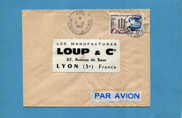 Marcophilie-Nouvelle Calédonie >Lettre-  Cad 1968 KONE -stamps  Thematic*N°307 Campagne Ontre La Faim - Briefe U. Dokumente