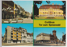 (96187) AK Cottbus, Mehrbildkarte, 1988 - Cottbus