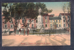 SPAIN MALAGA ESTATUA DEL MARQUES DE LARIOS UNUSED - Málaga