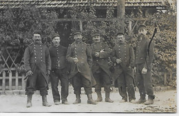Carte Postale Photo Vintage - Groupe De Soldats D'infanterie - Regimente