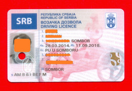 Y1-Expired Document,Legitimation,ID Biometric Driver License For Motorcycle,Car,Tractor,Excavator,Man On Photo,Serbia - Historische Documenten
