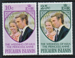 Pitcairn Islands 1973  Set Of Stamps To Celebrate The Royal Wedding In Unmounted Mint - Pitcairn Islands