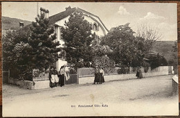 CRESSIER - PENSIONNAT VILLA RAFA AVEC FILLES DEVANT... BELLE CARTE RARE - Cressier