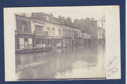 CPA [92] Hauts De Seine > Asnieres Sur Seine Carte Photo Non Circulé Catastrophe - Asnieres Sur Seine