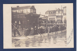 CPA [92] Hauts De Seine > Asnieres Sur Seine Carte Photo Non Circulé Catastrophe - Asnieres Sur Seine