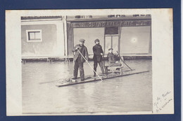 CPA [92] Hauts De Seine > Asnieres Sur Seine Carte Photo Non Circulé Catastrophe - Asnieres Sur Seine