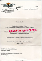 30- VILLENEUVE LEZ AVIGNON- MENU LE PRIEURE HOSTELLERIE -1999 RESTAURANT - Menus