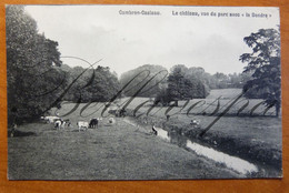 Cambron-Casteau Le Chateau , Vue Du Parc Avec Le Dendre (Dender) - Brugelette