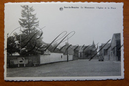 Sars La Bruyère Monument De Guerre. Eglise Et La Place . - Frameries