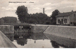 Cpa Bray Sur Seine, L'écluse. - Bray Sur Seine