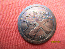 Congo-Katanga: 5 Francs 1961 - Congo (Democratic Republic 1964-70)