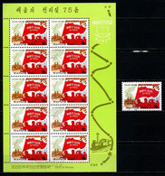 DPR KOREA 1998: Kim Il Sung's 1000-Ri Journey Of Revolution (Stamp + Sheetlet) - Corée Du Nord
