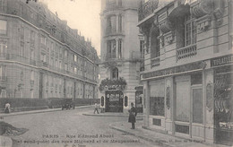 CPA 75 PARIS XVIe RUE EDMON DABOUT ET ROND POINT DES RUES MIGNARD ET DE MAUPASSANT - Paris (16)