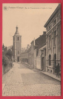 Fontaine L'Evêque - Rue De L'Enseignement Et L'église St. Vaast ( Voir Verso ) - Fontaine-l'Evêque