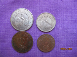 Uganda: 5 Cents, 10 Cents, 50 Cents, 1 Shilling 1966 - Oeganda