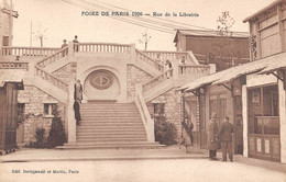 CPA 75 PARIS FOIRE DE PARIS 1926 RUE DE LA LIBRAIRIE - Mostre