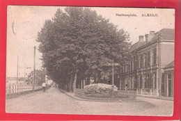 OVERIJSSEL ALMELO STATIONPLEIN USED 1914 NETHERLANDS ROAD TO RAILWAY STATION - Almelo