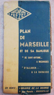 PLAN DE MARSEILLE 1942 & DE SA BANLIEUE DE SAINT-ANTOINE A MAZARGUES D'ALLAUCH A LA BARASSE - Andere Plannen