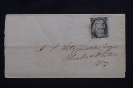 ETATS UNIS - N° Yvert 27 Type A. Jackson Sur Document, Période 1863/66, à Voir - L 102276 - Cartas
