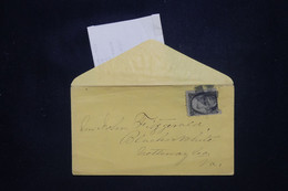ETATS UNIS - N° Yvert 27 Type A. Jackson Sur Enveloppe Avec Contenu De Baltimore En 1869, à Voir - L 102284 - Cartas
