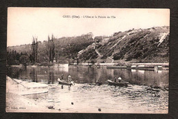 CPA 60 CREIL Oise - L'Oise Et La Pointe De L'Ile Barques FRANCE  DUBOIS EDITEUR - Creil