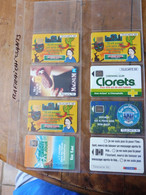 8 Télécartes  FRANCE TELECOM   Publicités Pour (variétés De Chewing Gum, Tic Tac, Magnum , Suc Des Vosges, Etc) - Werbung