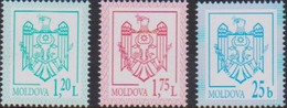 MOLDOVA, 2020, MNH, COAT OF ARMS, 3v - Sellos