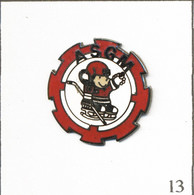 Pin's Hockey / ASGM (Association Des Sports De Glace De Mulhouse). Est. Kokomo. Numéroté N° 089. EGF. T819-13 - Pattinaggio Artistico