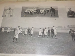 ANCIENNE PUBLICITE EQUIPE DE FRANCE CONTRE NOUVEAUX ZELANDAIS 1906 - Rugby