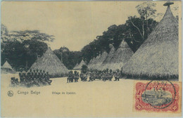 85049 -- BELGIAN CONGO -- Congo Belge  - POSTAL HISTORY - POSTCARD To ITALY  1913 - Lettres & Documents