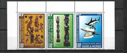 Nouvelle Calédonie  1997     LES ARTS DU PACIFIQUE  Cat Yt  N° 741/743 NEUF ** SANS CHARNIERE  N** MNH - Blocchi & Foglietti