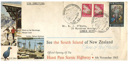 (VV 8) New Zealand  - Cover 1965 Posted To Australia - See South Island Of New Zealand - Cartas & Documentos