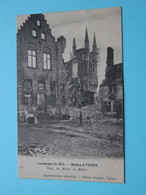 Ruines D'YPRES Campagne De 1914 Place Du Musée Et Halles ( 53 - Photo Antony ) Anno 1919 ( Zie / Voir Photo ) ! - Ieper