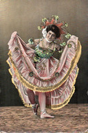 Danseuse De French Cancan - Carte Pailletée - Cabaret