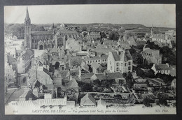 CPA 29 SAINT POL DE LEON - Vue Générale (côté Sud) Prise Du Creisker - ND 616 - Réf. P 191 - Saint-Pol-de-Léon